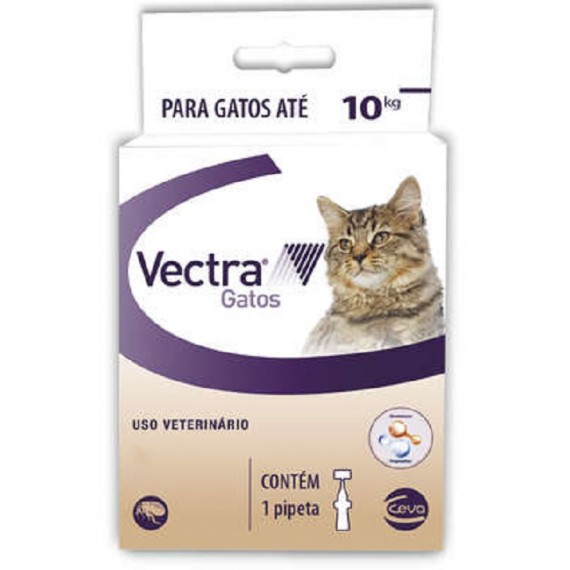 Antipulgas Vectra da Ceva para Gatos até 10 Kg