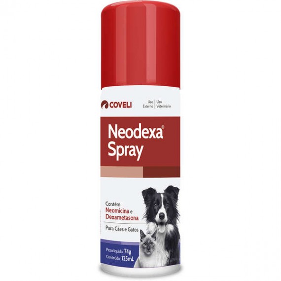 Antibiótico Neodexa em Spray da Coveli - 125 ml
