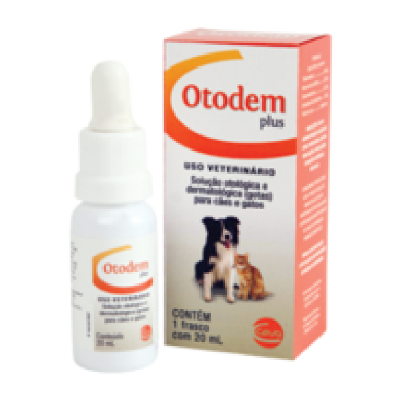 Otodem Plus da Ceva para Cães e Gatos - 20 ml