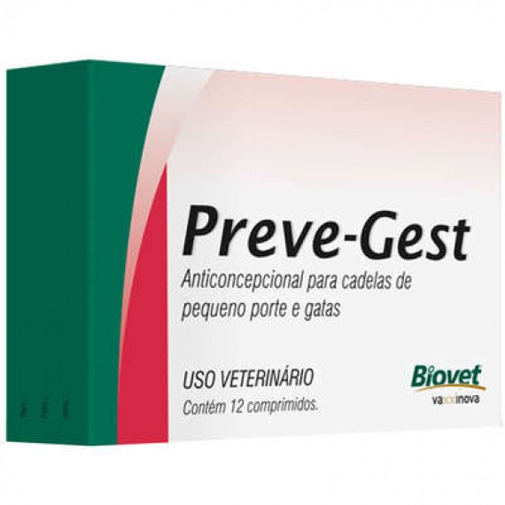 Anticoncepcional Preve-Gest 5 mg da Biovet 