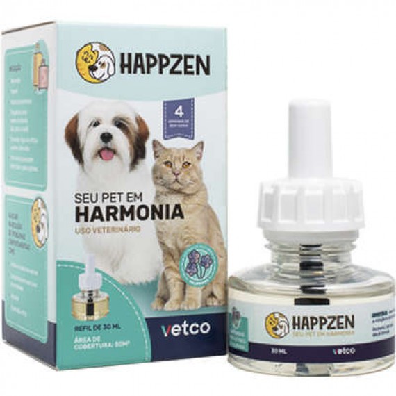Calmante Happzen Refil da Vetco - 30 ml 