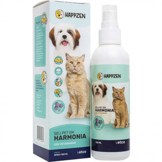 Calmante Happzen em Spray da Vetco - 100 ml 
