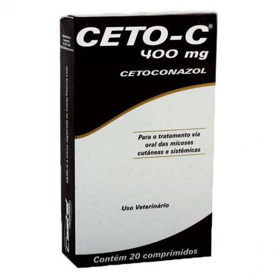 Antimicótico CETO-C 400 mg da Cepav - 20 Comprimidos