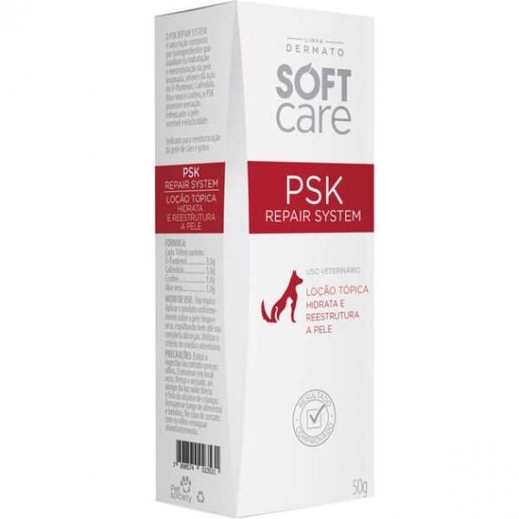 Loção Reestruturadora e Hidratante PSK Repair System da Soft Care