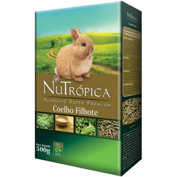Ração Nutrópica Super Premium para Coelho Filhote - 500 g
